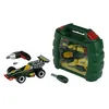 Image de Theo Klein 8375 Mallette Bosch Grand Prix avec visseuse électronique Ixolino et Tournevis - Voiture de Course à Monter et démonter - Dimensions : 32 x 9 x 26 cm - pour Enfants à partir de 3 Ans