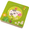 Image de Puzzle en Bois les Amis de la Ferme HABA® - Puzzles bois 3D