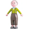 Image de HABA Little Friends Grandpa Kurt 4.5'' Bendy Doll Grandfather Figure