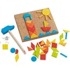 Image de HABA 302963 Tack Zap Game How About That! with 50 Wooden Geometric Shapes, for Ages 3 and Up (Made in Germany)