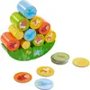 Image de HABA 305203   Stacking Game Fox, Stacking and Motor Skills Game Made of Wood with Wobble Meadow and 10 Stacking Stones for Free Playing Or Playing According to Instructions Wooden Toy from 2 Years