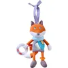 Image de HABA - Jouet d'éveil Foxie Le Renard - avec Miroir et Anneau à bruits de Billes - Cadeau bébé Naissance - 6 Mois et Plus - 306686