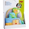 Image de HABA - Livre en Tissu Animaux Sauvages - Livre en Tissu Doux - Cadeau bébé - 6 Mois et Plus - 306780, Coloré