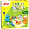 Image de HABA 306820 - Logic! Games - Gusi & Co, Jeu Enfant en Solitaire de Logique, Autocorrecteur - Plus de 5 Ans
