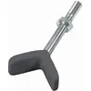 Image de Geuther 0048YS Broche en Y pour fixation aux colonnes fixation de la barrière de sécurité pour escalier barrière de porte set de 2 pour barreaux ronds jusqu'à Ø 7cm montage facile noir