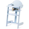 Image de Chaise Haute Bébé Filou Up En Bois - Chaise Haute Bébé Évolutive, Chaise Enfant, Chaise Évolutive (Blue)
