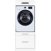 Image de Colonne pour machine à laver ou sèche-linge 1 plateau extensible BUANDERIE COTON