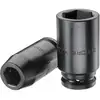 Image de Tournevis électrique Gedore embout femelle 3/4" long hexagone 21 mm