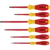 Image de Jeu de tournevis IEC60900:2004 6pces VDE fente ouv. 3/4/5,5/6,5/PH 1/2 poig. mul