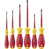 Image de Wiha 3201 SF ZK6 Jeu de 6 tournevis à fente/Podriziv SoftFinish electric slimFix slimFix