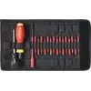 Image de Set de tournevis dynamométriques Wiha slimTorque Starter Set 18 pièces 0,8 - 5 Nm réglable