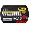 Image de Wiha Jeu d'embouts FlipSelector embout Y de 25 mm Phillips, Pozidriv, TX 13 pcs 1/4" (41827)