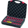 Image de Wiha Set de clés à cliquet isolées 1/4 pouce 20 pièces en coffret (43025)