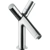 Image de hansgrohe Axor Starck A Robinet lavabo 2 trous 105 mm, levier, tirette, chrome