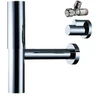 Image de hansgrohe Siphon design Flowstar G 1 1/4, avec 2 vannes d'angle et cache, chromé