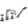 Image de hansgrohe Kit de montage Axor Citterio 4 voies, avec croix, rosace, chromé