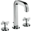 Image de hansgrohe Robinet lavabo 3 trous 170 Axor Citterio avec A 140mm, croix, tirette, rosé, chrome