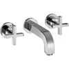 Image de hansgrohe Set de montage Axor Citterio UP-3-L Robinet lavabo, avec poignées croisées, chrome