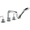 Image de Hansgrohe 39446000 4-Loch Wannenrand Armatur Axor Critterio mit Hebelgriffen DN 15, chrom