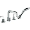 Image de hansgrohe Kit de montage Axor Citterio 4 voies, avec levier, rosace, chrome