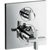 Image de hansgrohe Kit de montage Axor Citterio UP-THM, avec vanne d'arrêt, poignée croix, chrome