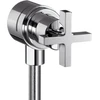Image de hansgrohe Axor Citterio robinet d'arrêt avec clapet anti-retour, poignée croix, chrome