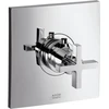 Image de hansgrohe Ensemble complet Axor Citterio HF Thermostat encastré, avec poignée croix, chrome