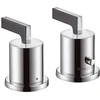 Image de hansgrohe Kit de montage Axor Citterio 2-L-W-Ran-Arm, avec thermostat, levier, chromé