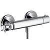 Image de hansgrohe Thermostat de douche Axor Montreux AP, 1 sortie, avec poignée croix, chrome