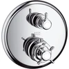 Image de hansgrohe Kit de montage Axor Montreux encastré UP-THM, c/ déviation + inversion, croix, inox brossé