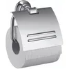 Image de Hansgrohe 42036000 Montreux Porte Papier Toilette avec Couvercle Chromé