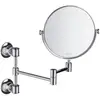 Image de hansgrohe Axor Montreux miroir de rasage noir, inclinable, mural, inox brossé