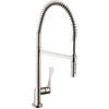Image de hansgrohe Axor Citterio SemiPr SPT 230, zone pivotante 360°, aspect acier inoxydable