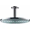 Image de hansgrohe Raindance S Douche de tête 240 1 jet EcoSmart 9 l/min avec raccord au plafond, chromé, 27463000
