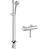 Image de hansgrohe Croma 100 Combi Multi avec barre 90 cm / Ecostat Comfort, chromé, 27085000