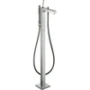 Image de hansgrohe Mitigeur bain monocommande Axor Citterio A 200 mm, sur pied, avec poignée à broche, chrome