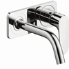Image de hansgrohe Axor Citterio M Ensemble complet Mitigeur lavabo encastré, bec 167 mm, avec plaque, chrome