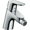 Image de hansgrohe Mitigeur monocommande pour bidet Focus avec vidage à tirette, chrome