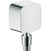 Image de hansgrohe Raccord mural Fixfit avec rotule et clapet anti-retour, chrome