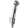 Image de hansgrohe Ensemble support mural et douchette bidette avec flexible de douche 125 cm, chromé, 32129000
