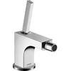 Image de hansgrohe Mitigeur monocommande bidet Axor Citterio A 112 mm, avec poignée à goupille, tirette, chrome