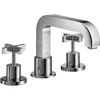 Image de hansgrohe Kit de montage Axor Citterio 3 trous, avec poignées croisées, chrome