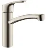 Image de hansgrohe Focus M41 Mitigeur de cuisine 160, 1 jet, aspect acier inox, 31806800