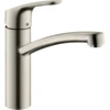 Image de hansgrohe Mitigeur monotrou pour évier 160 Focus M41 1jet, aspect inox