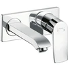 Image de hansgrohe Kit de montage Metris Bec 165 mm, Mitigeur lavabo encastré, chrome