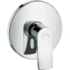 Image de hansgrohe Set de montage complet Metris mitigeur encastré douche, rosace ronde, 1 jet, chrome