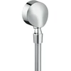 Image de hansgrohe Raccord mural Fixfit avec rotule et clapet anti-retour, chrome