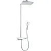 Image de hansgrohe Raindance E Colonne de douche 360 1 jet avec mitigeur thermostatique, blanc/chromé, 27112400