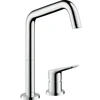 Image de hansgrohe Mitigeur monocommande 2 trous pour évier 240 Axor Citterio M chrome avec bec pivotant