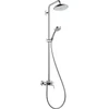 Image de hansgrohe Showerpipe Croma 220 avec mitigeur monocommande, 1 jet, chrome